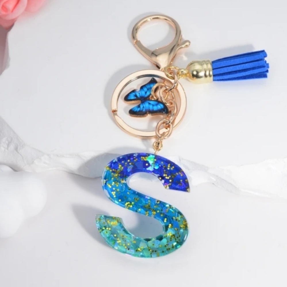 Letter "S" Keychain